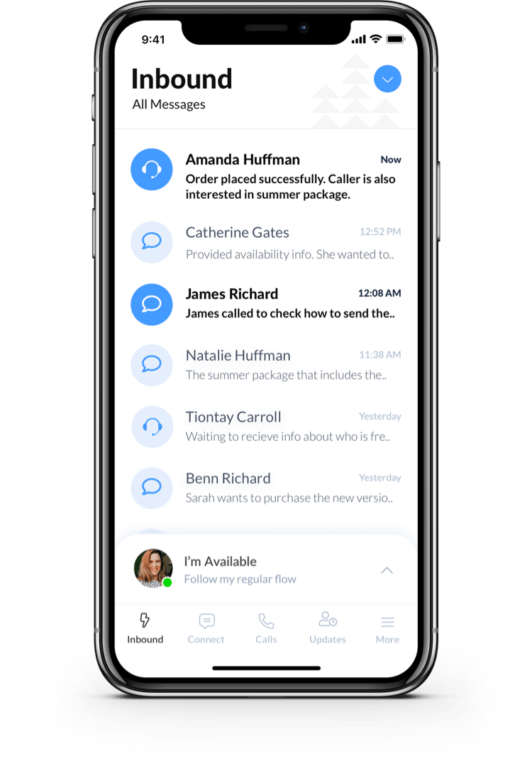 AnswerForce app on mobile screen